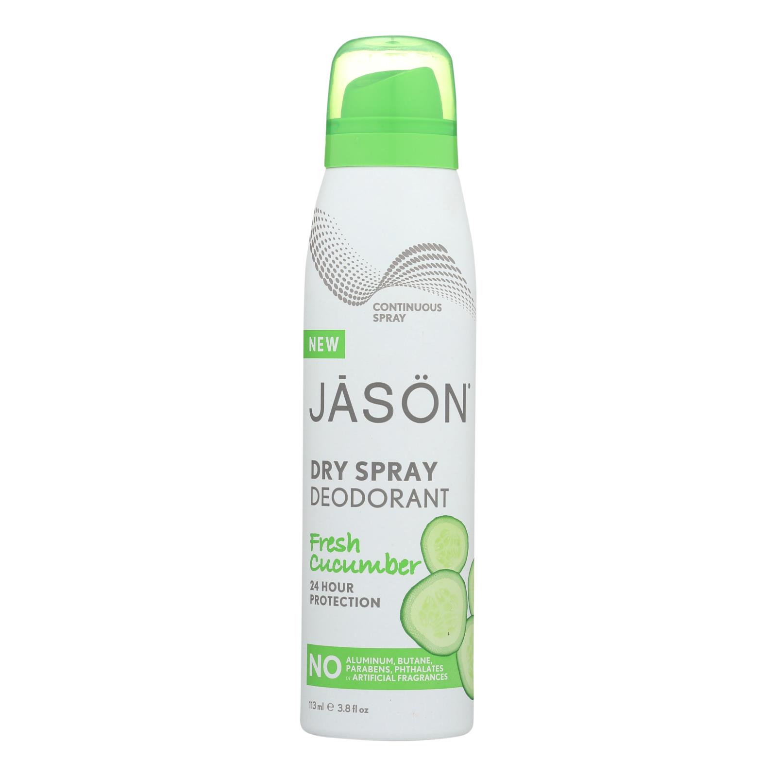 Jason Natural Products Spray Deodorant Fresh Cucumber 3.8 Oz. eBay