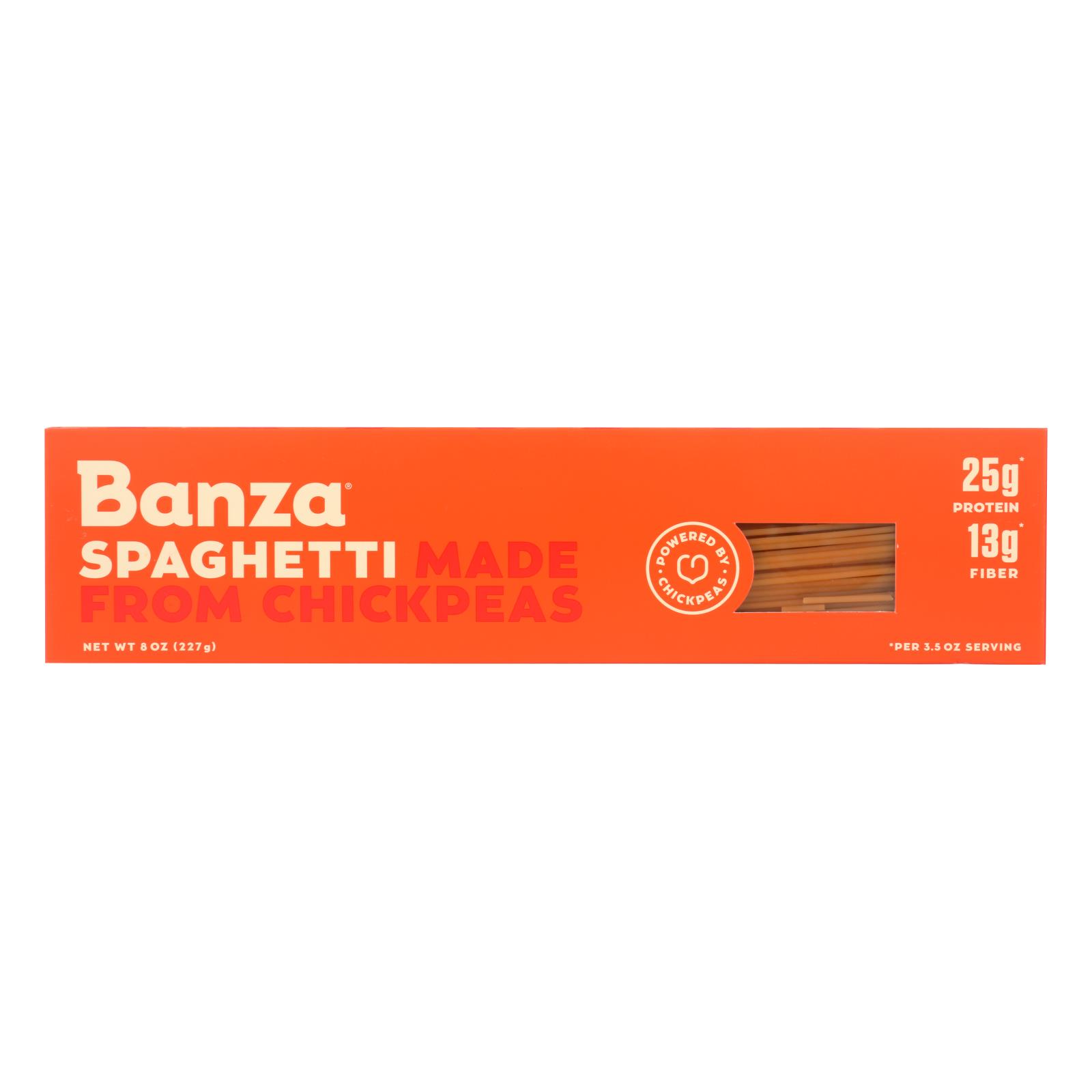 Banza Chickpea Pasta Spaghetti Case Of 12 8 Oz. 857183005120 eBay