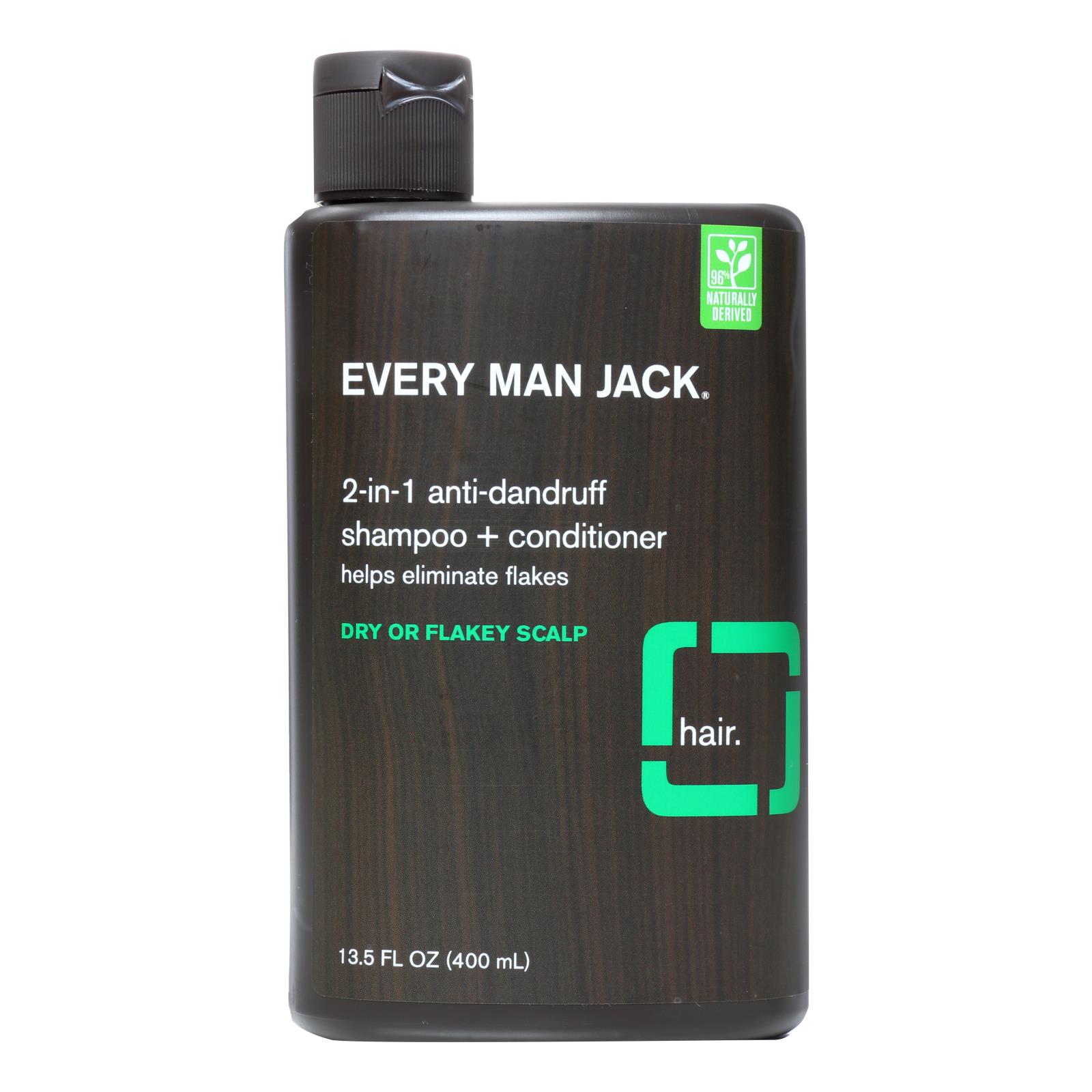 Every Man Jack Antidandruff Shampoo Eucalyptus 13.5 Fluid Ounce for