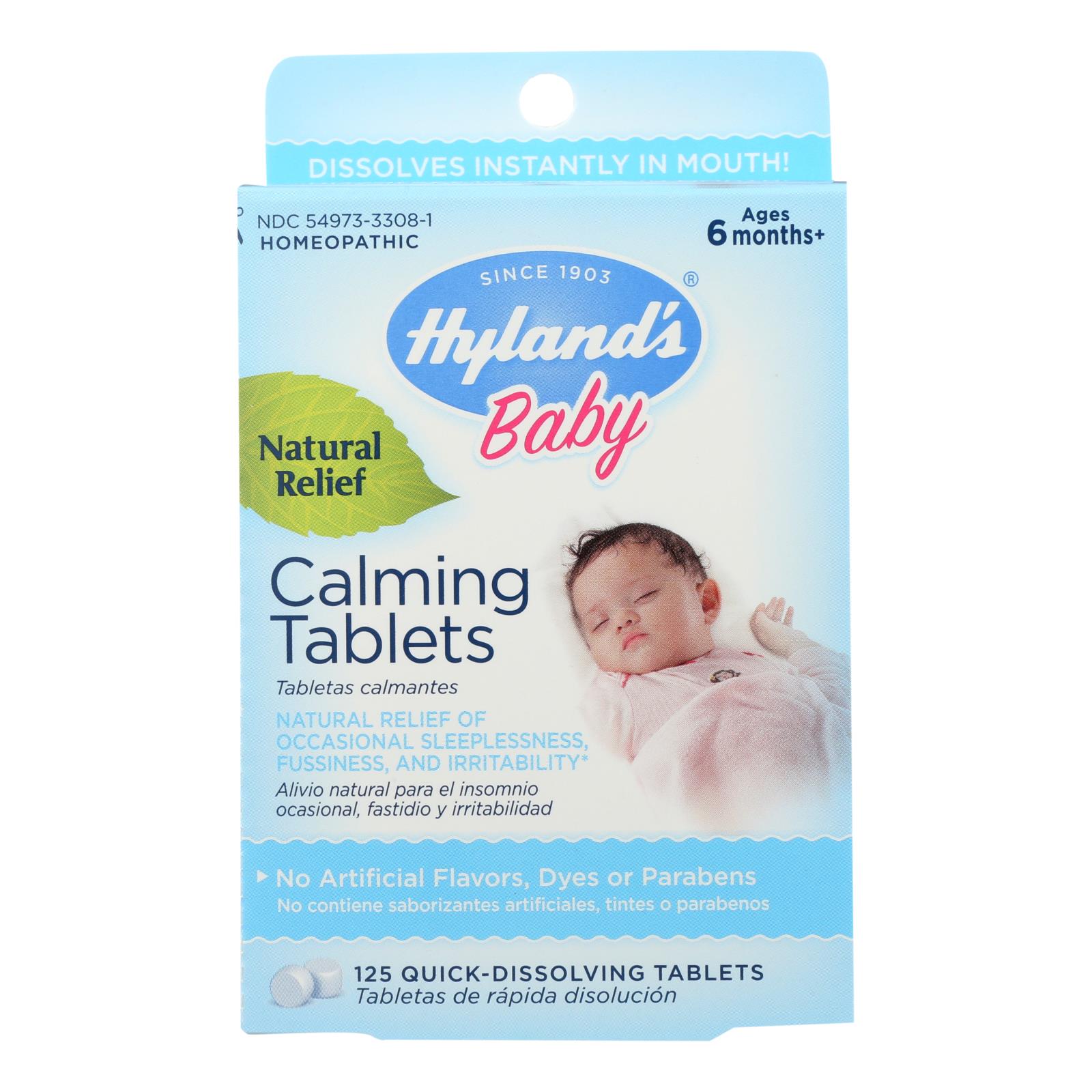 Hylands Homeopathic Calming Tablets baby 125 Tab eBay