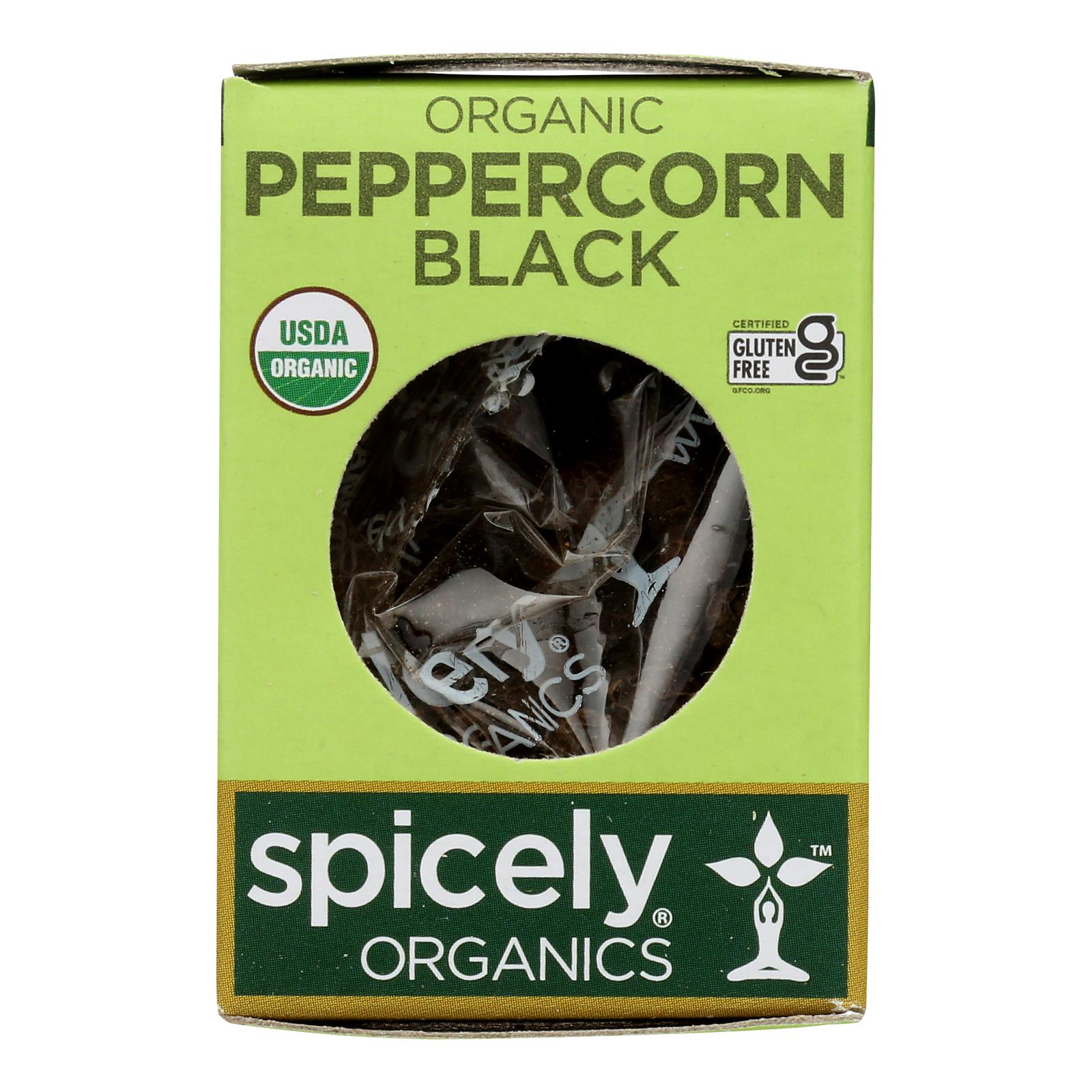 Spicely Organics Organic Peppercorn Black Case Of 6 0.45 Oz. eBay