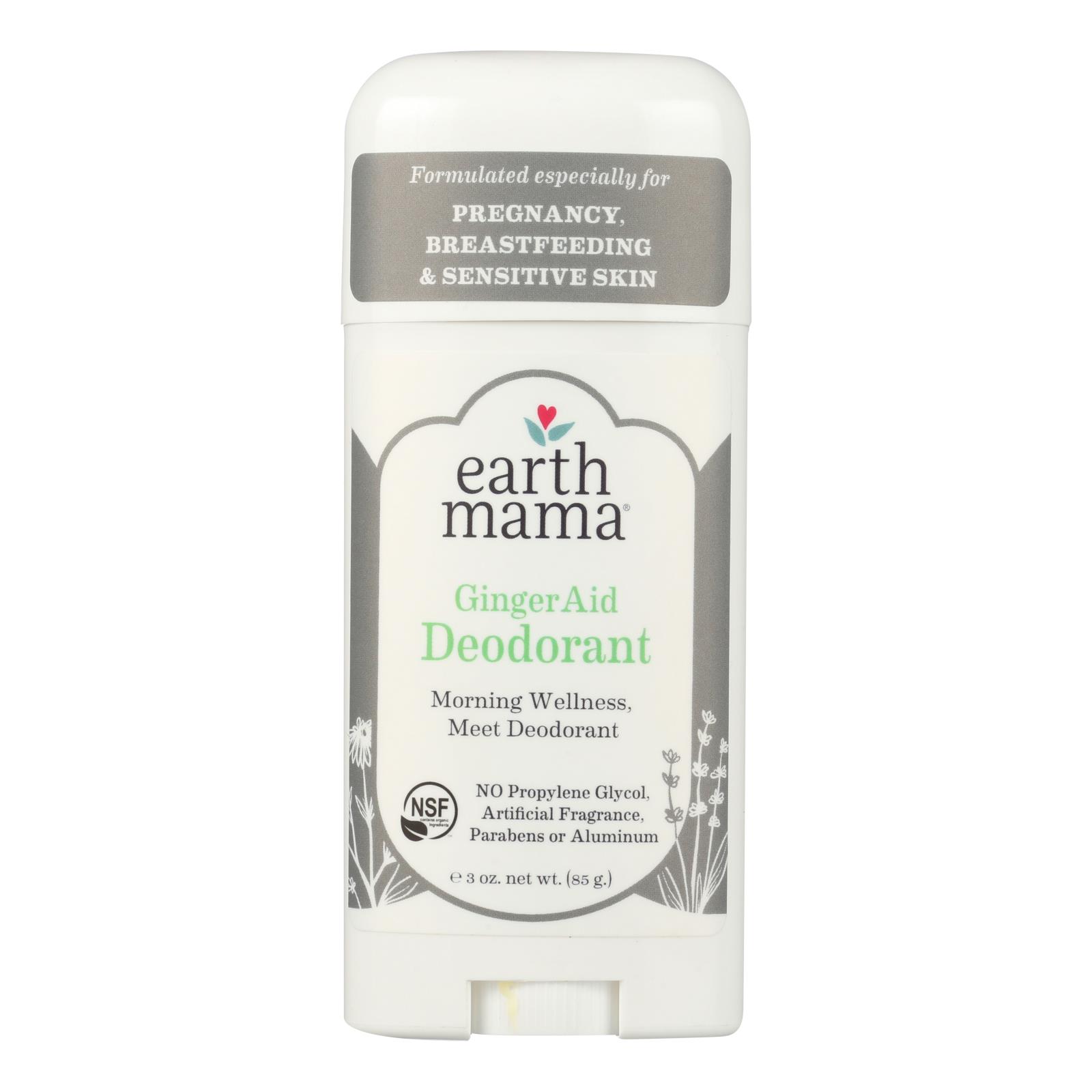 Earth Mama Deodorant Ginger Aid 3 Oz. eBay