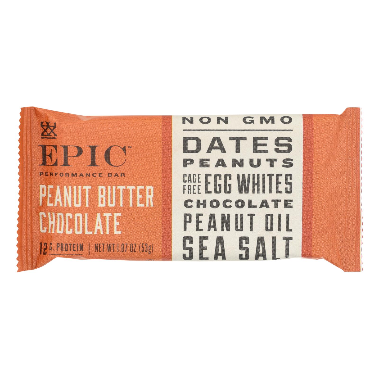 Epic Bar Performance Peanut Butter Chocolate Ea Of 91.87 Oz eBay