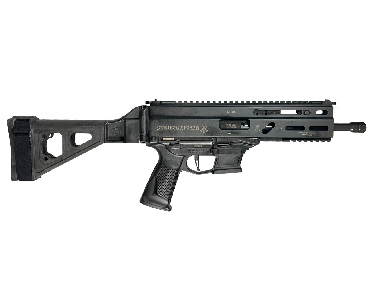 810091152850 Stribog Sp9a3g W/ Sb Brace