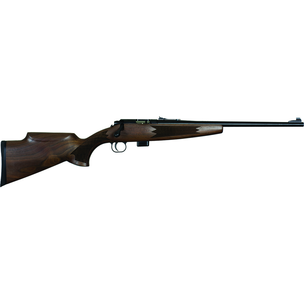 611613204107 Keystone Model 722 Compact Rifle 22lr Walnut Deluxe Stock Blued