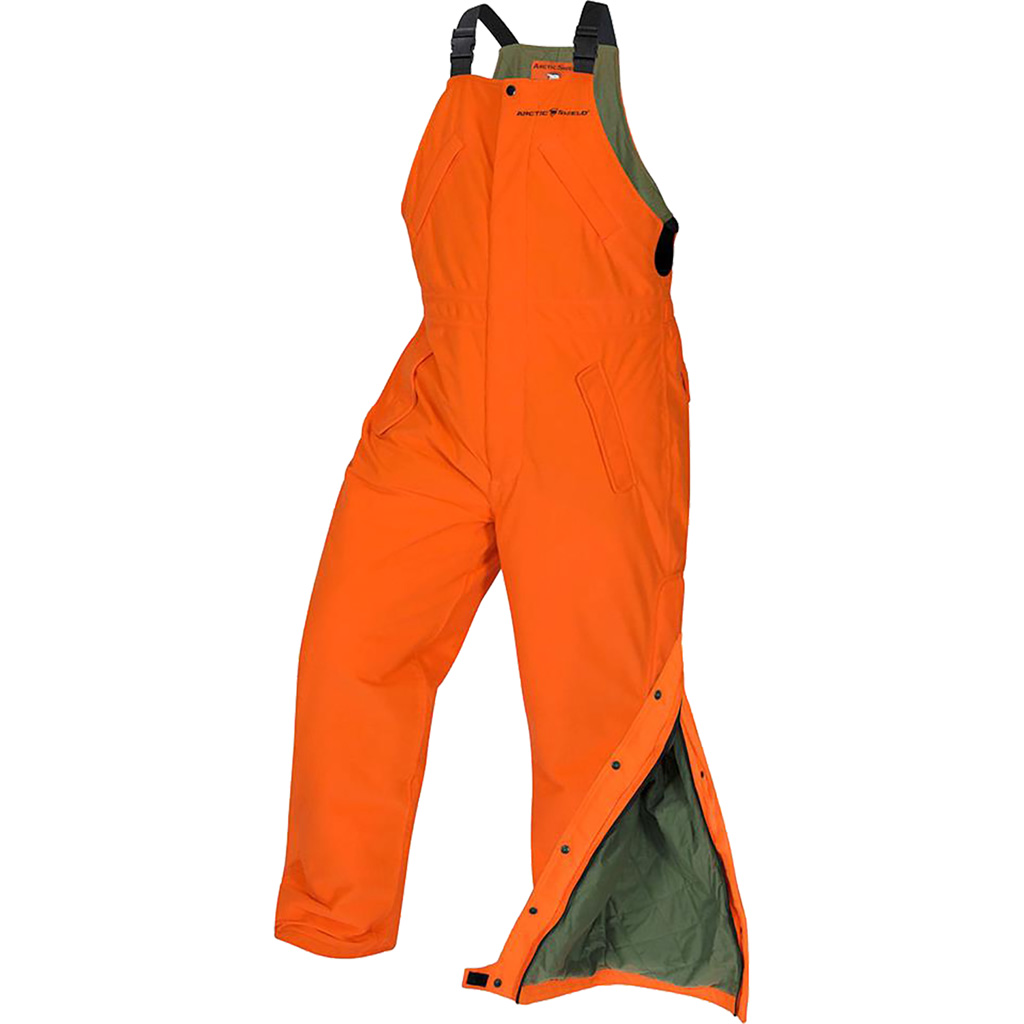 Arctic Shield Classic Elite Bibs Blaze Orange Medium Camo Clothing