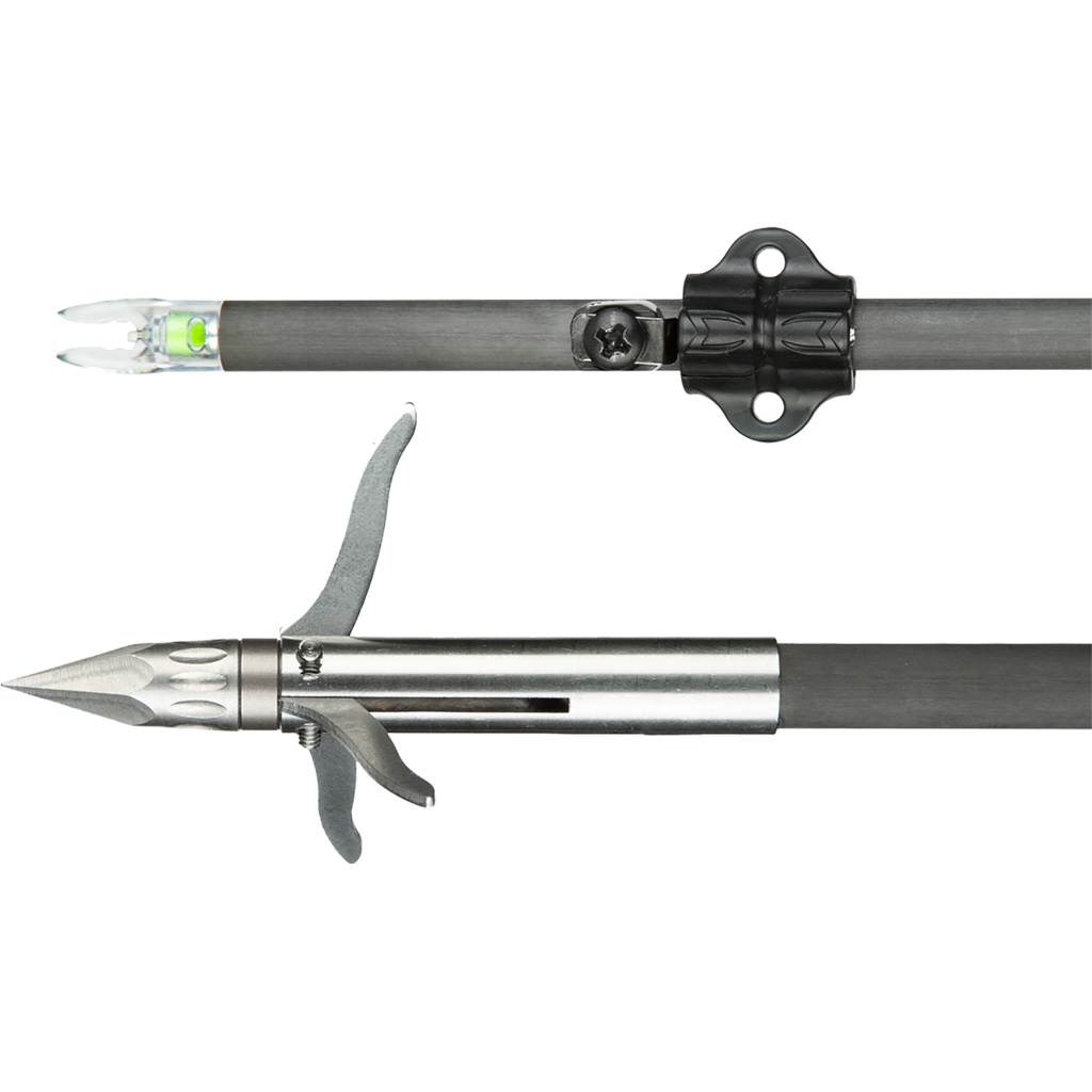 Muzzy Carbon Fish Arrow Lit Nock, Slide, And 3-barb Point - Other ...