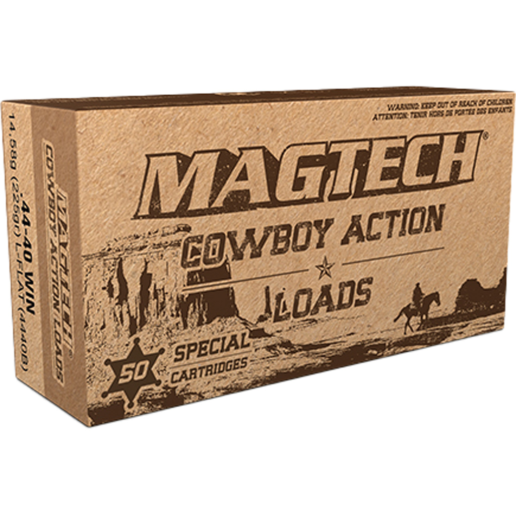754908168217 Magtech Rifle Ammo 44-40 Win Cowboy 225 Gr. Lfn 50 Rd.