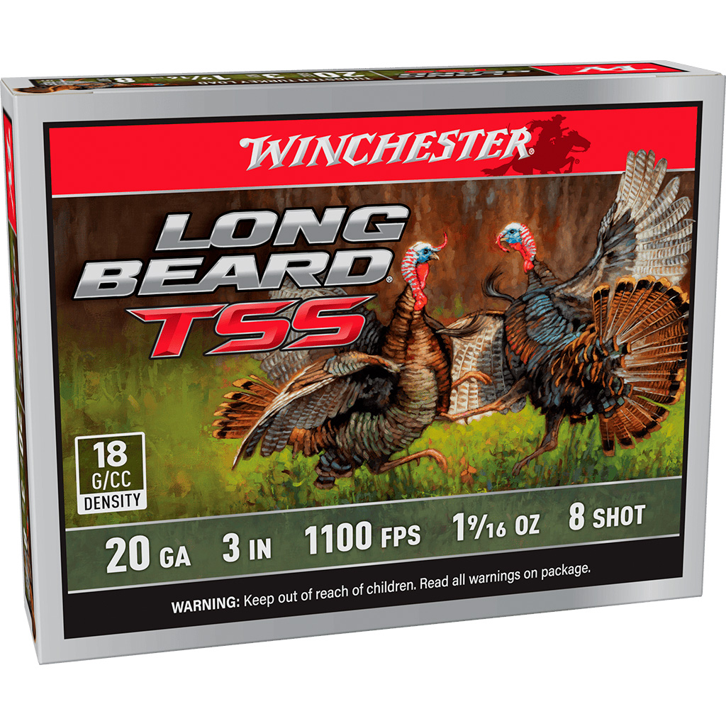 Winchester Long Beard Tss Load 20 Ga. 3 In. #8 Tss 1 9/16 Oz 5 Rd.
