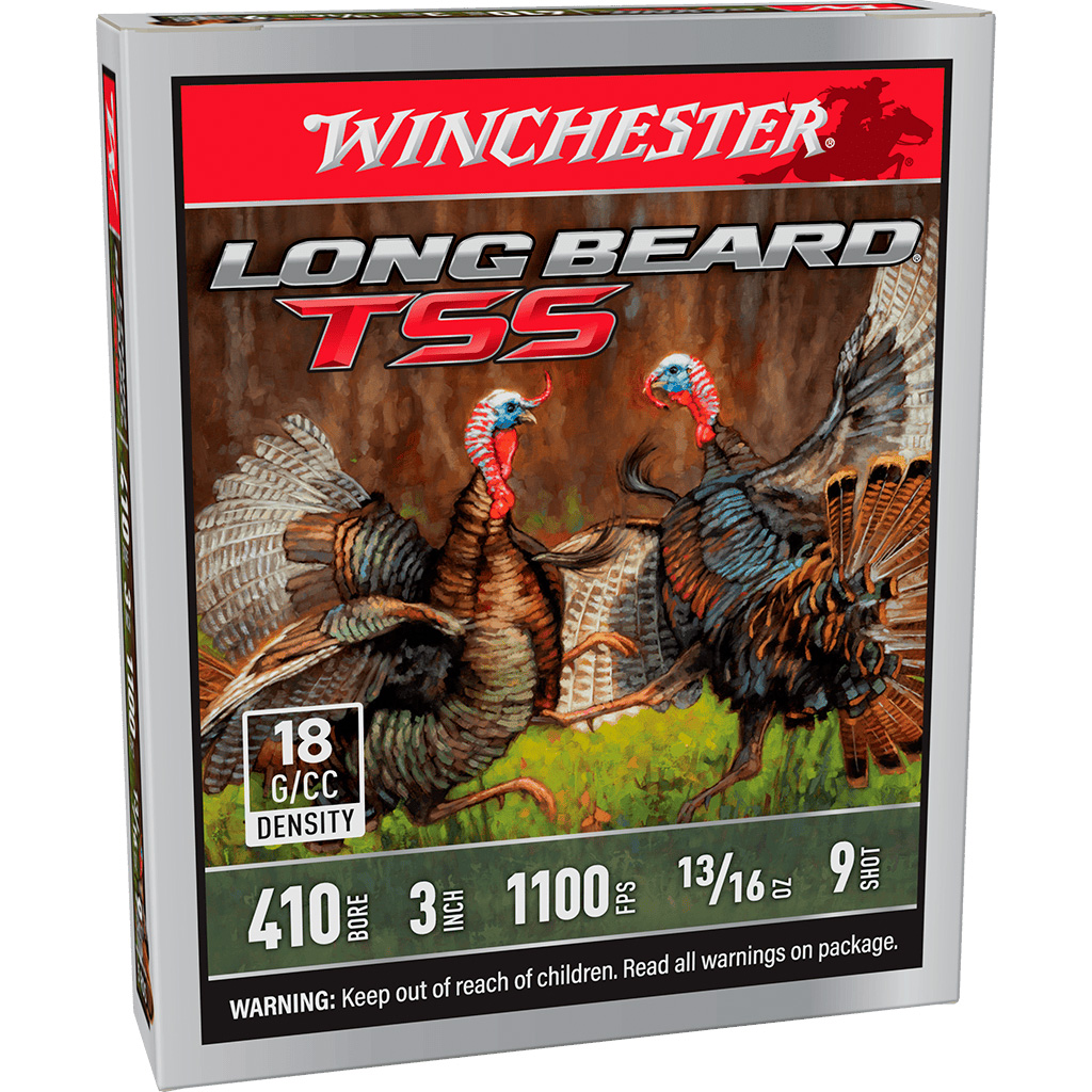 020892029118 Winchester Long Beard Tss Load 410 Ga. 3 In. #9 Tss 1 1/2 Oz 5 Rd.