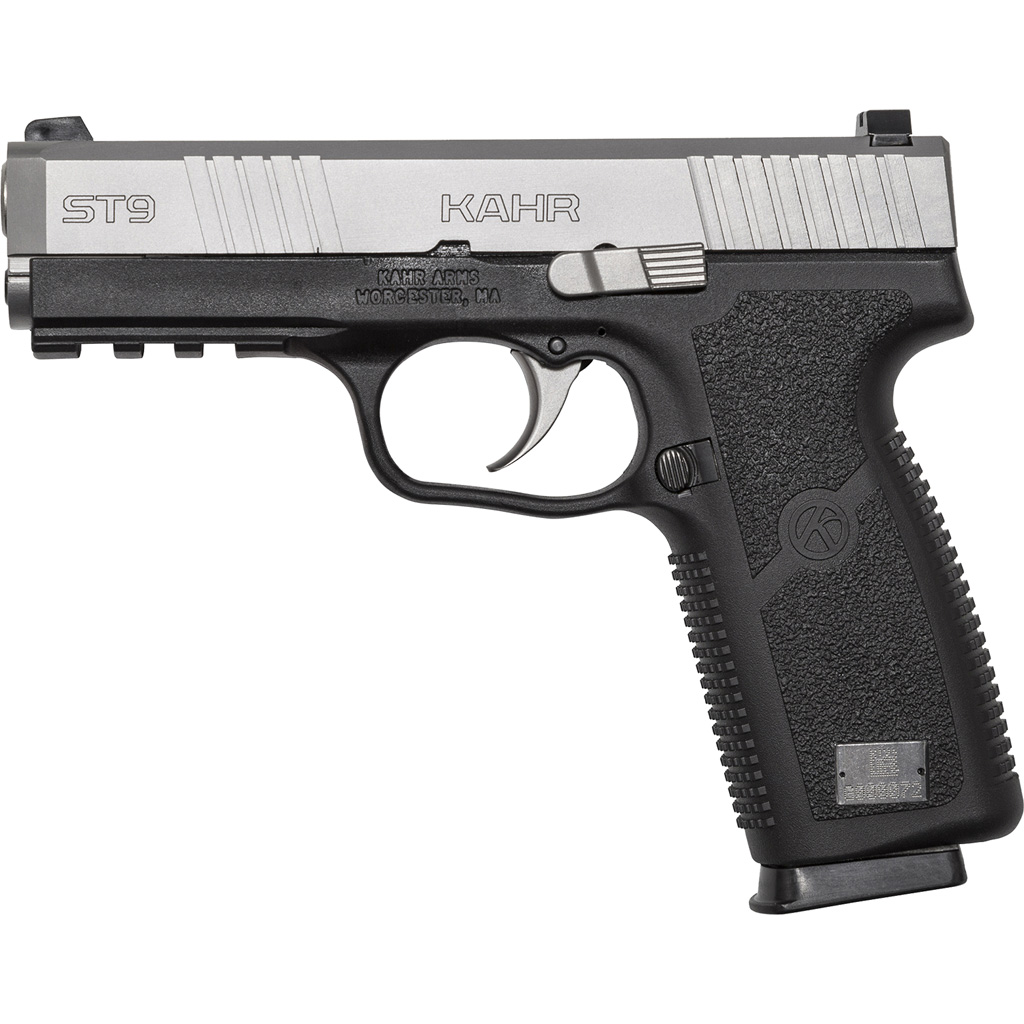 602686087919 Kahr St9 Pistol 9mm 4 In. Two Tone Black And Stainless 8 Rd.