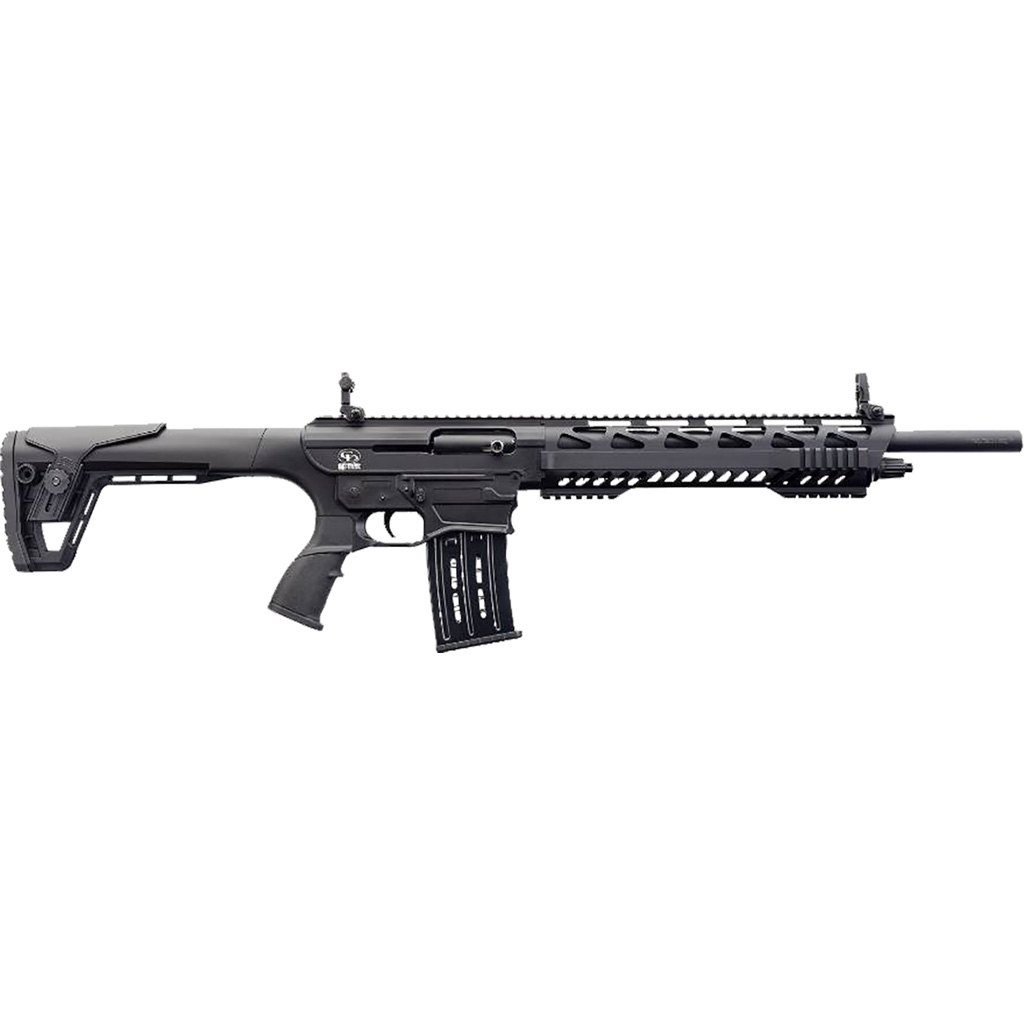 8053800940979 Charles Daly Ar-12a Shotgun With Flip Up Sights 12 Ga. 18.5 In. Black 5 Rd. 3 In.
