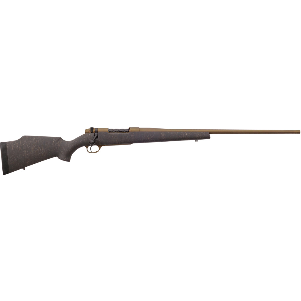 Weatherby Mark V Weathermark Bronze Rifle 300 Wby 26 In. Bronze Webbing Threaded Barrel Rh
