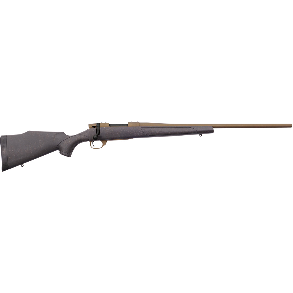 Weatherby Vanguard Weatherguard Bronze Rifle 257 Wby 26 In. Grey And Burnt Bronze Threaded Rh