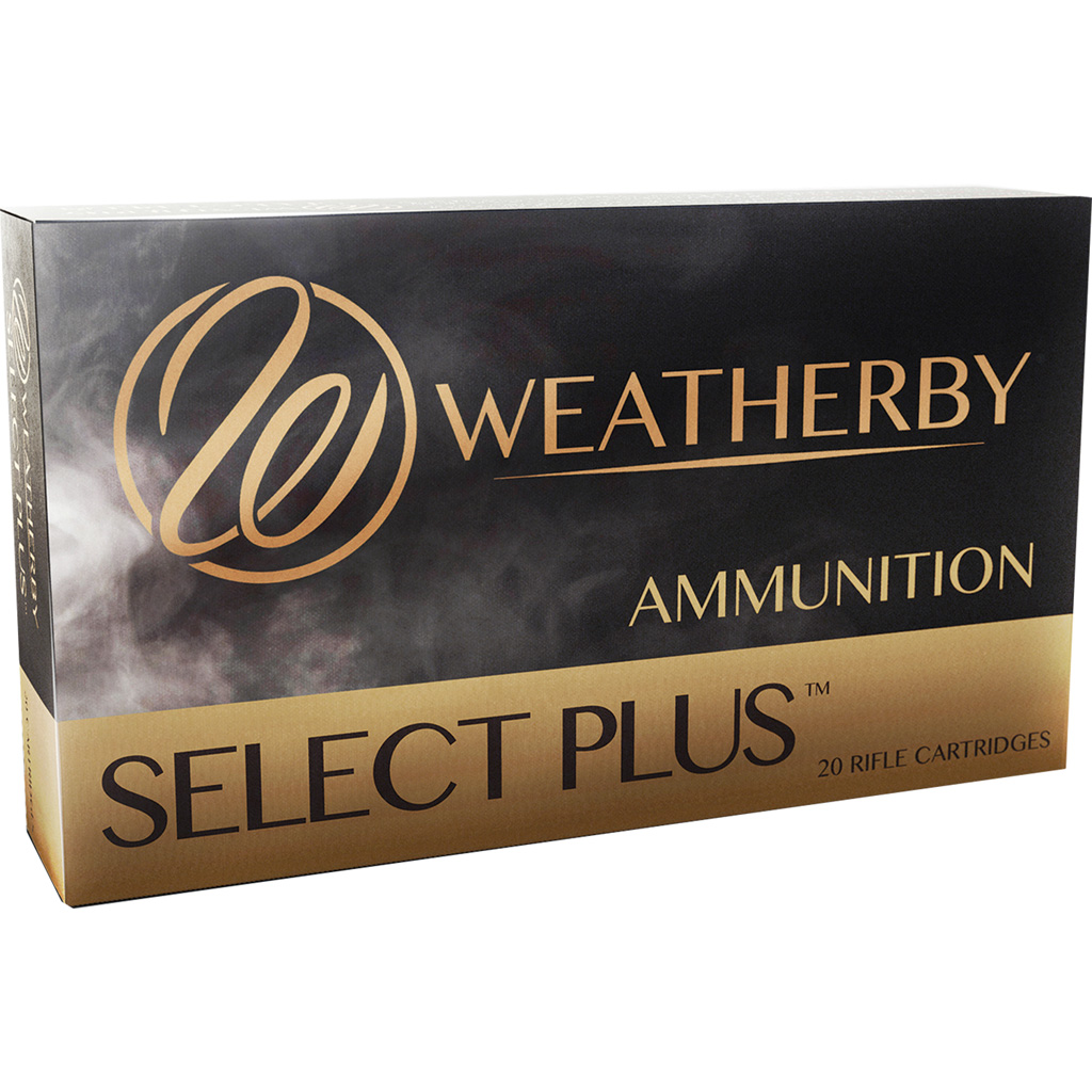 747115429646 Weatherby Select Plus Rifle Ammo 6.5-300 Wby 130 Gr. Swift Scirocco 20 Rd.