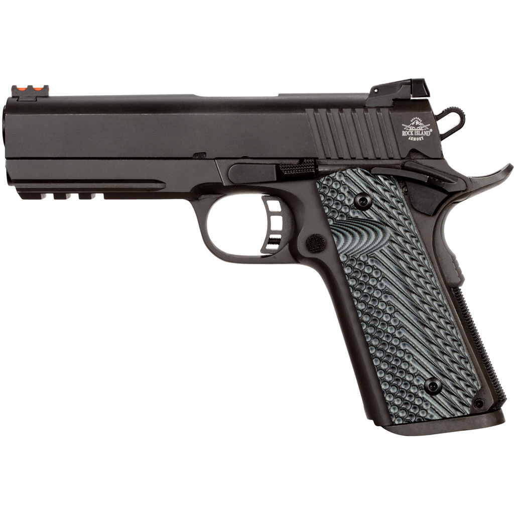 Rock Island Tac Ultra Ms 1911 Pistol 10mm 4.2 In. Black Parkerized 8 Rd