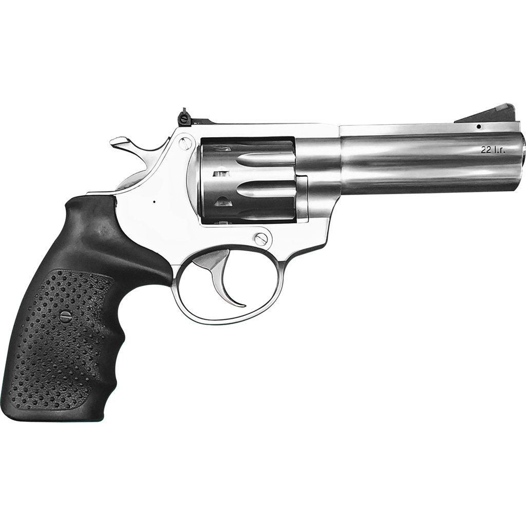 812285026312 Rock Island Al22 Standard Revolver 22 Lr 4 In. Stainless Rubber Grip 9 Rd.