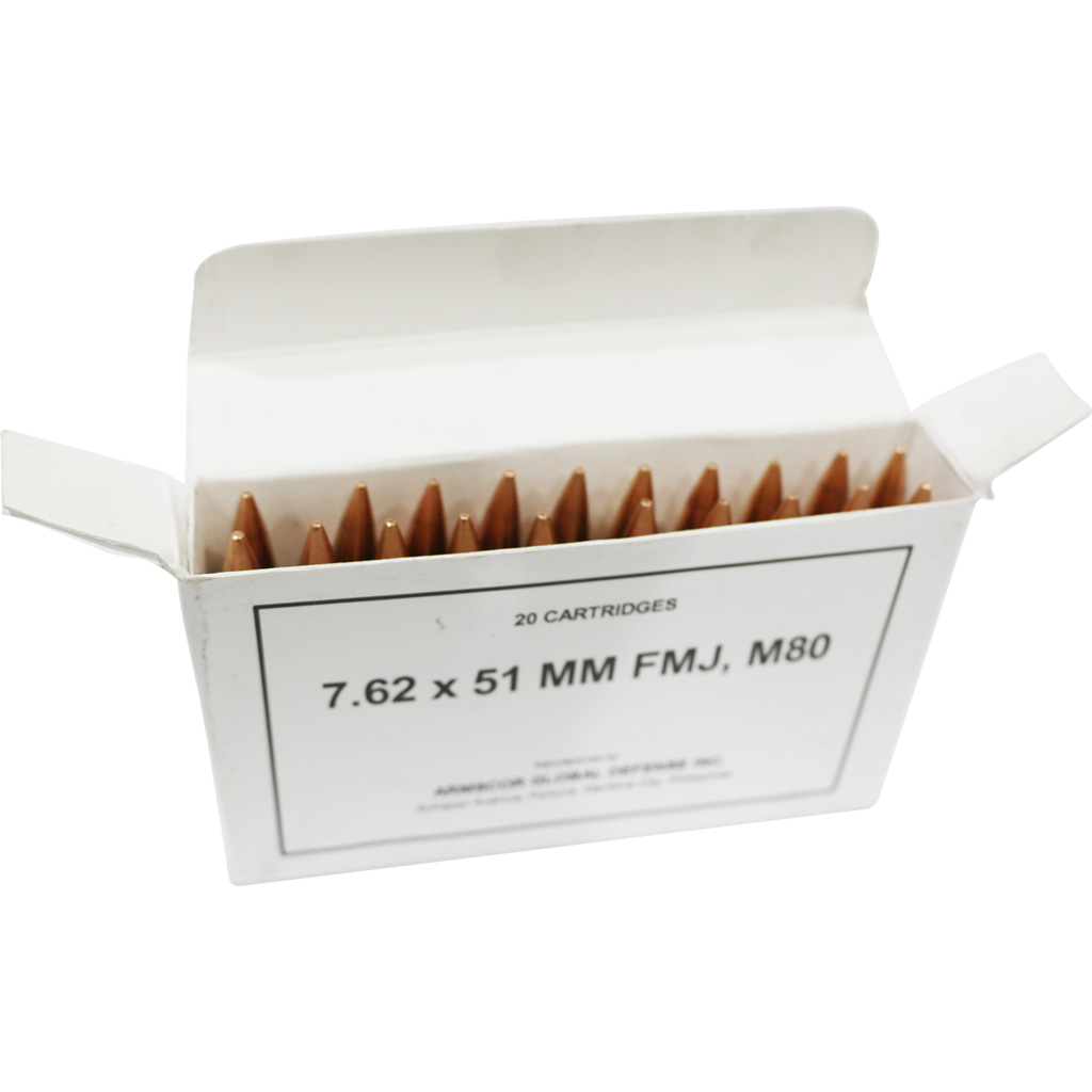 4806015503194 Armscor Range Rifle Ammo 7.62x51 147 Gr. M80 20 Rd.