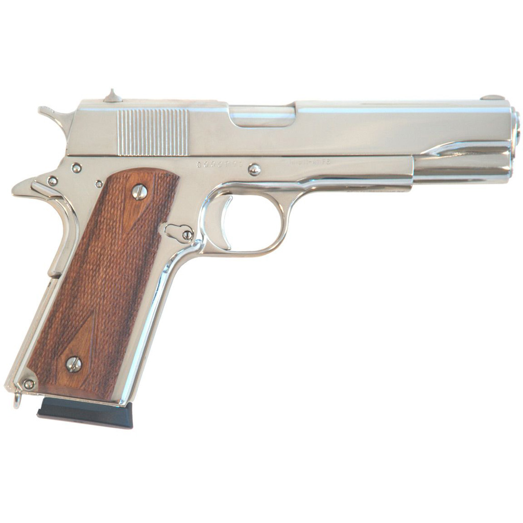 844234128594 Cimarron 1911 Pistol 45 Acp 5 In. Nickel 8 Rd.