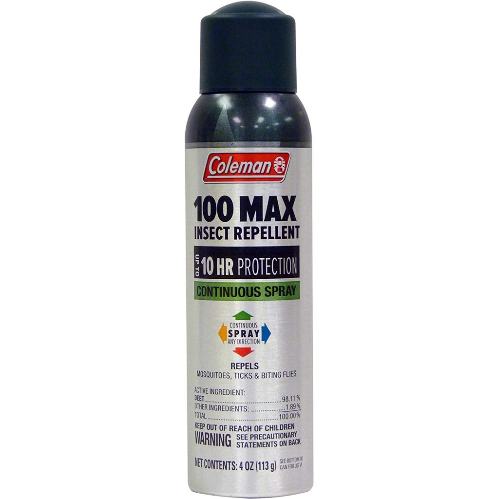 Coleman Max Insect Repellent 4oz 100 Deet Continuous Spray Other
