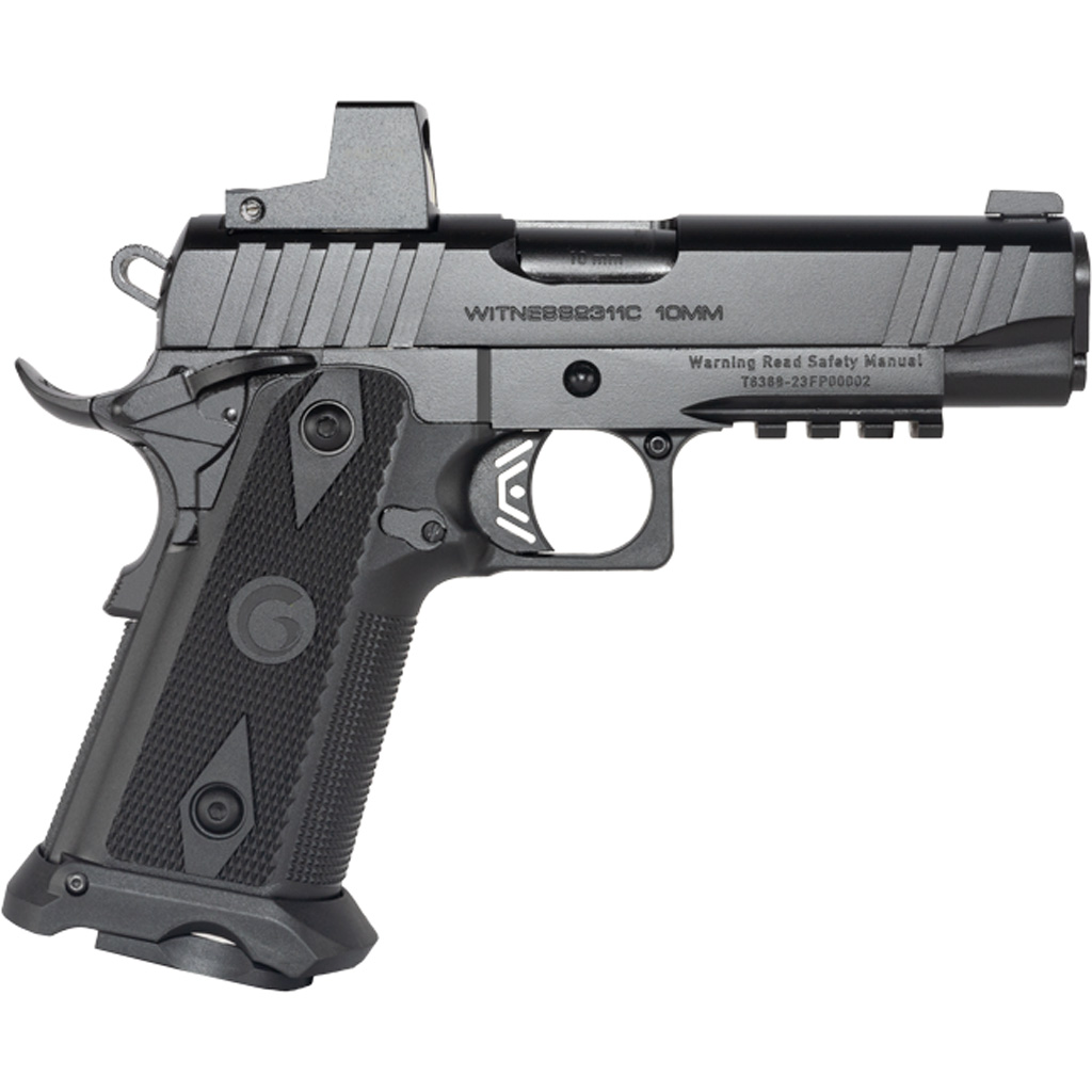 741566906183 Eaa Witness 2311 Officer Pistol 10mm 4.25 In. Black Optics Ready 15 Rd.