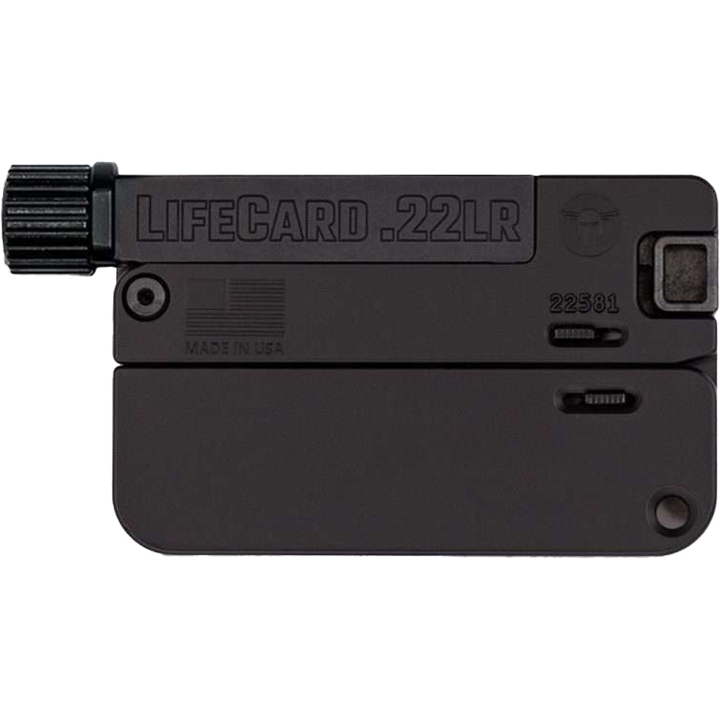 Trailblazer Lifecard Threaded Pistol 22 Lr 2.5 In. Black Aluminum 1 Rd.