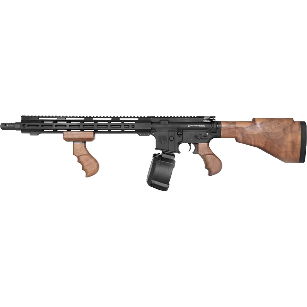 Diamondback Db9r Rifle 9mm 16 In. Black 15 In. Wood/ Guitar Case 50 Rd.