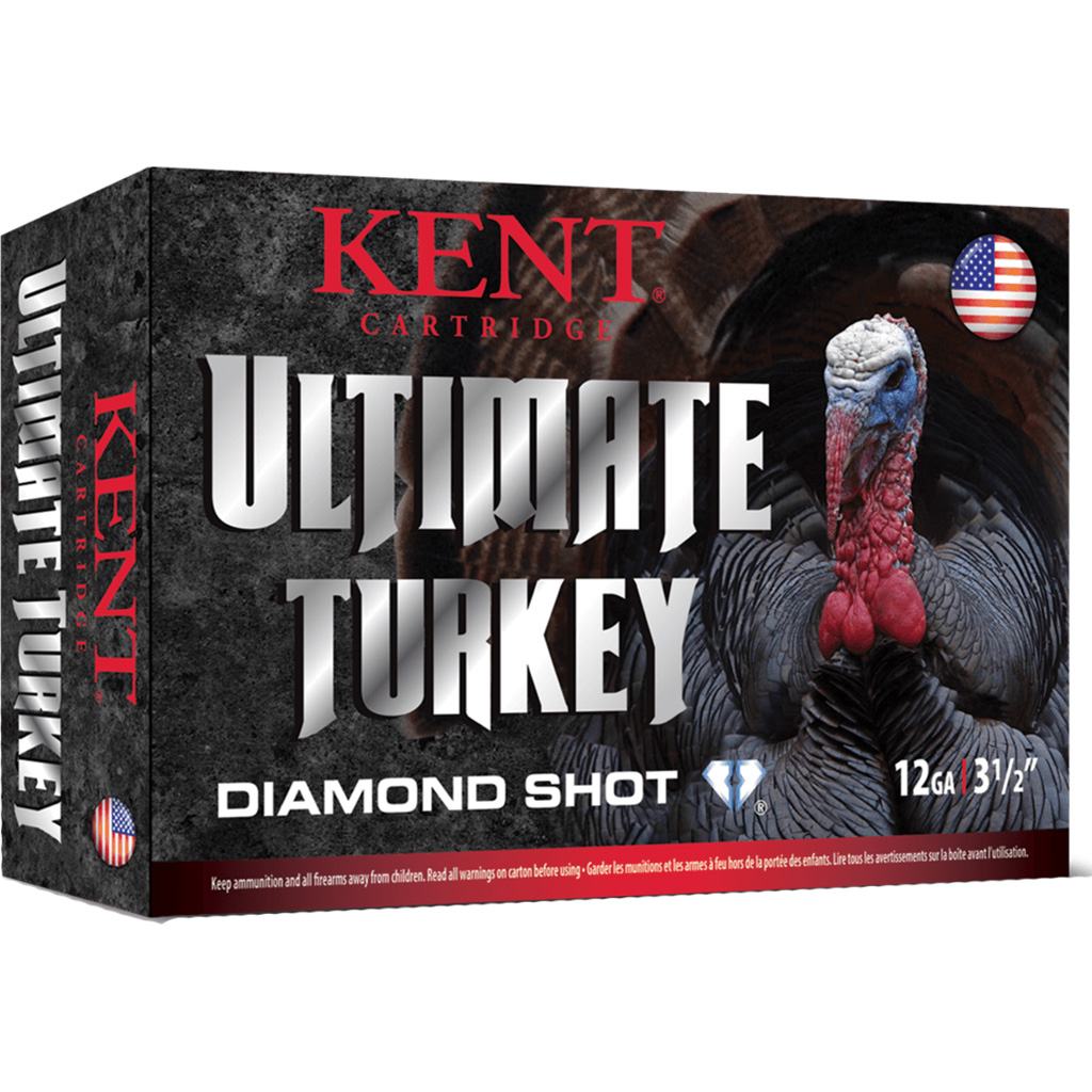 656308990552 Kent Ultimate Diamond Shot Turkey Load 12 Ga. 3 In. 1 3/4 Oz. 5 Shot 10 Rd.