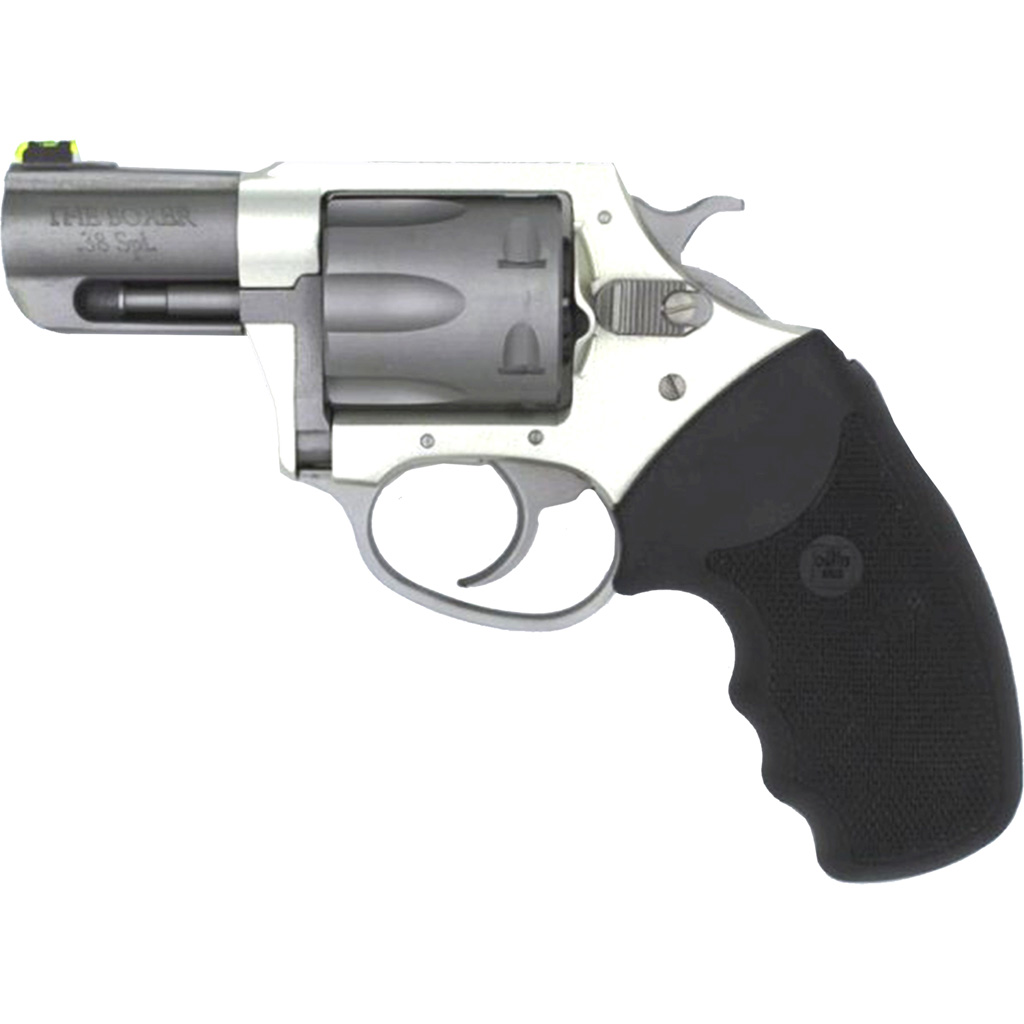 Charter Arms The Boxer Revolver 38 Spl. Anodized Full Grip Single 2.2