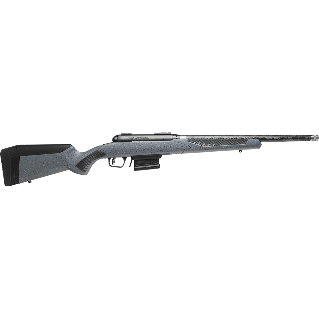 011356579348 Savage 110 Carbon Predator Rifle 308 Win. 18 In. Grey Rh