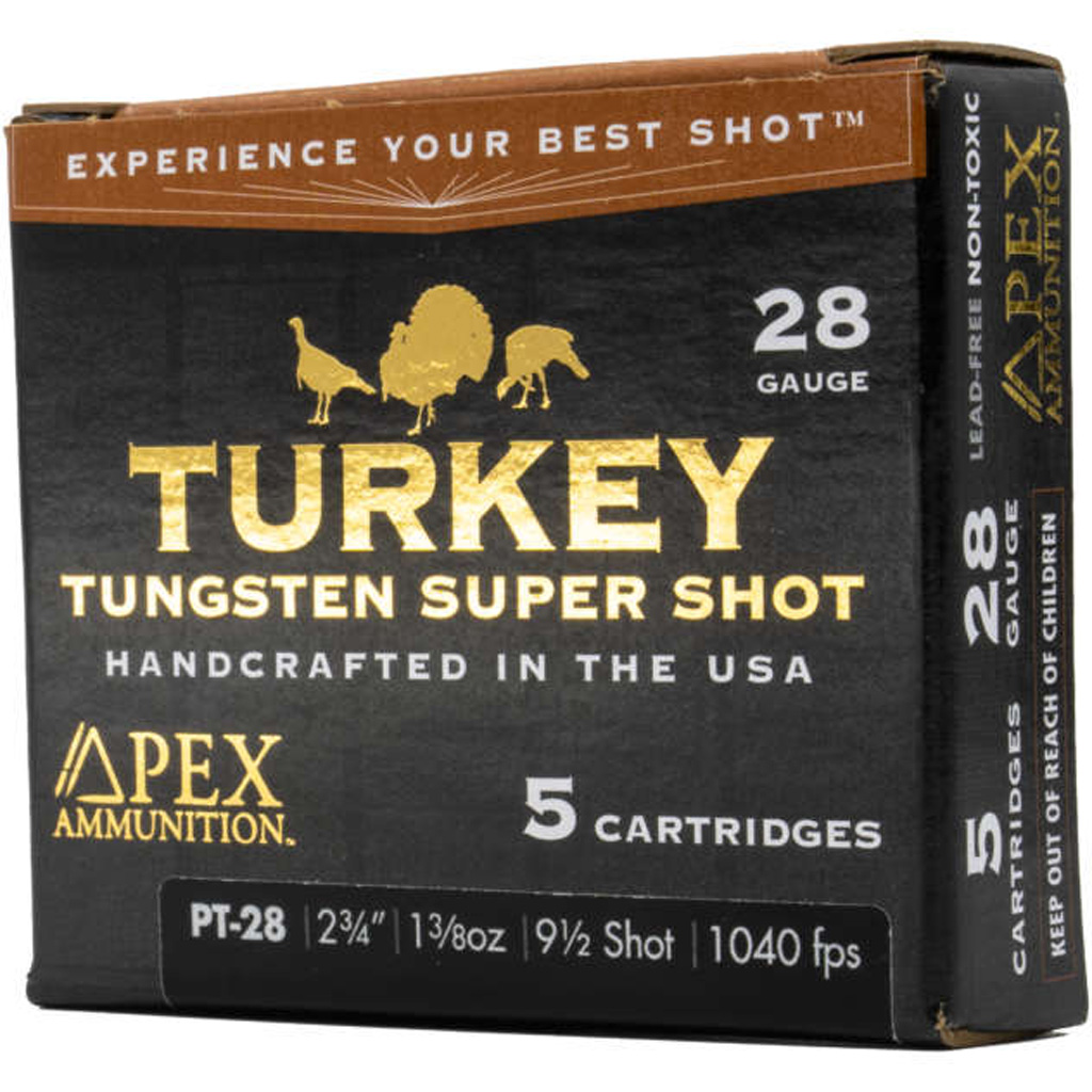 Apex Turkey Tss Shotgun Ammo 28 Ga. 2-3/4 In. 1-3/8oz #9 Shot 5 Rd