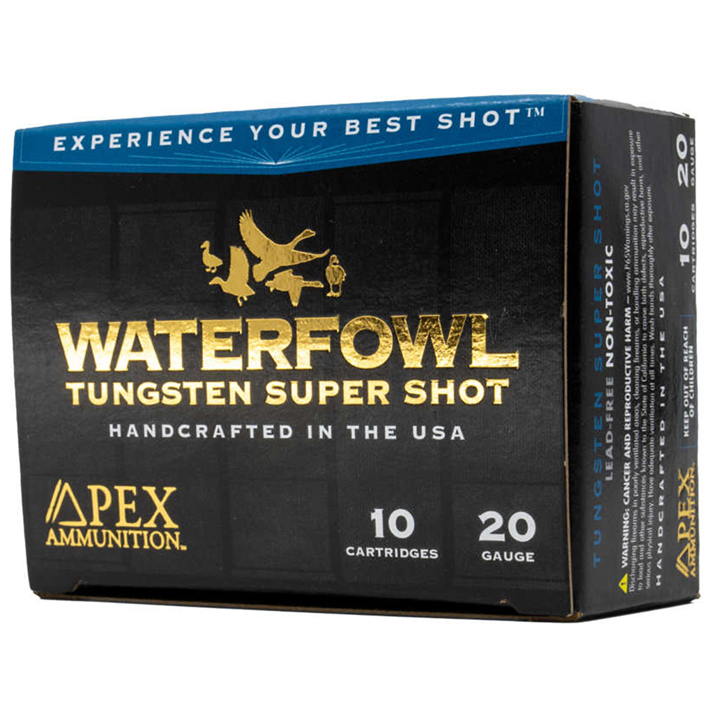 Apex Tss Z-series Waterfowl Shotgun Ammo 20 Ga. 3/4oz 3 In. #7.5 Waterfowl 10 Rd