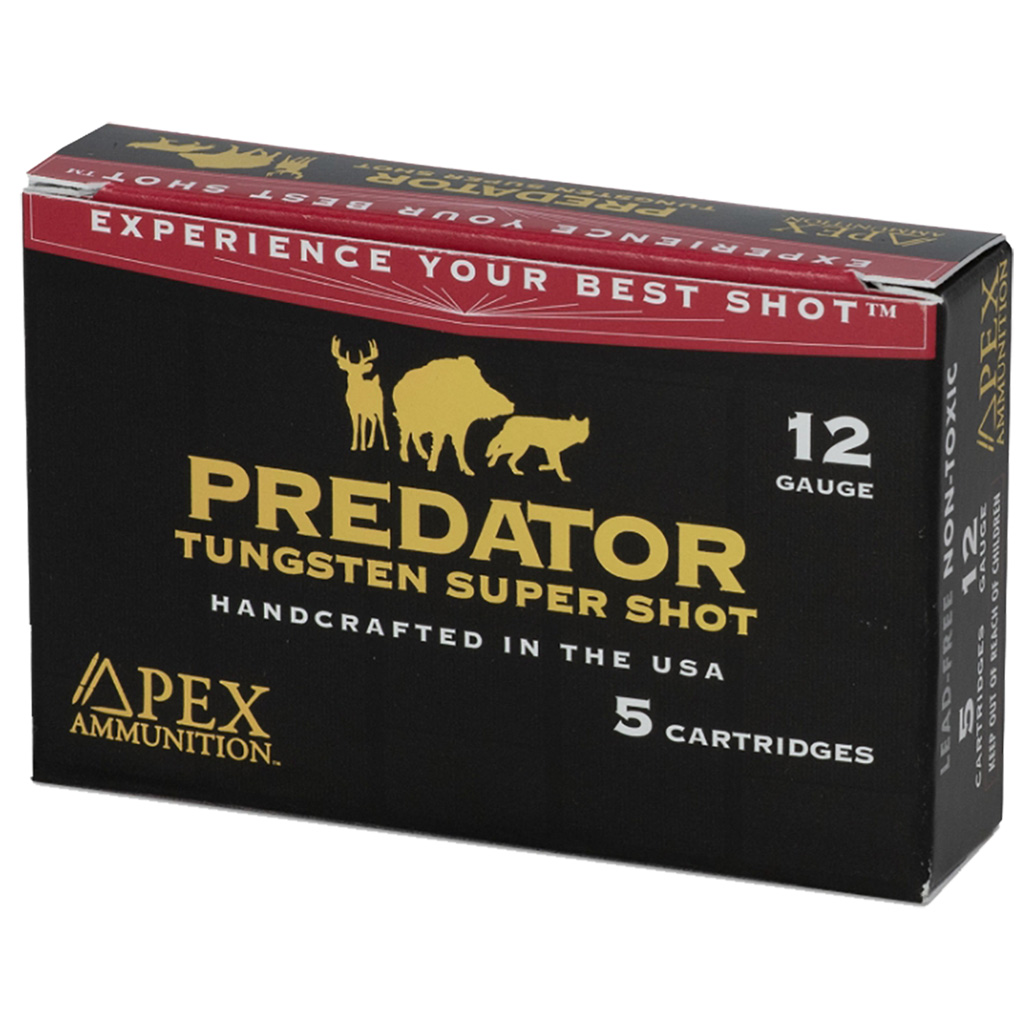 Apex Predator Tss Shotgun Ammo 12 Ga. 3.5 In. 2-1/2oz #bb Shot  5 Rd