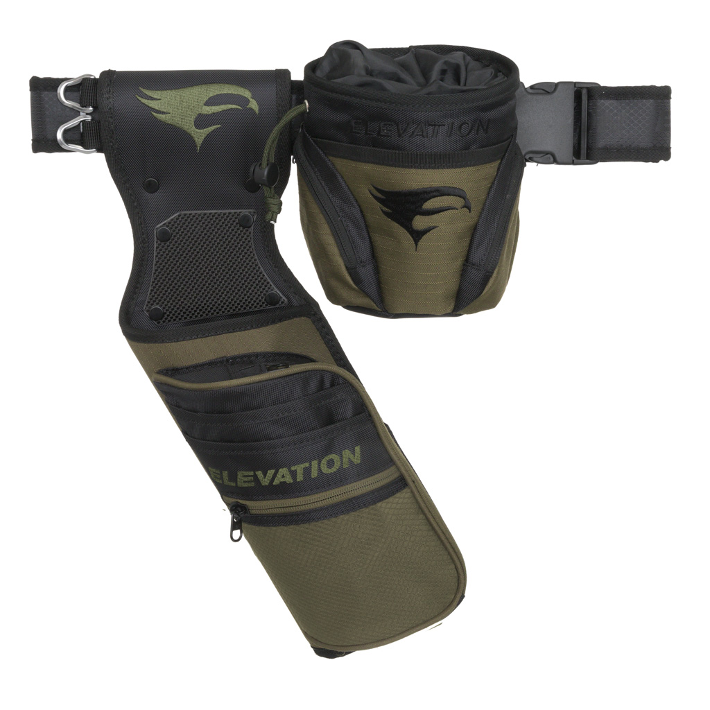 Mathews LowPro Fixed 6-Arrow Quiver – Ambush Green, Right Hand, USA Made