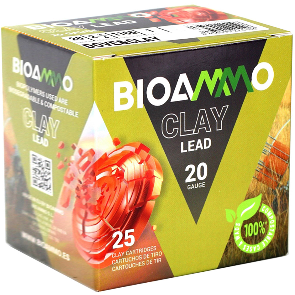 Bioammo Dove & Clay Shotgun Ammo 20 Ga. 1 Oz. 7.5 Shot Lead