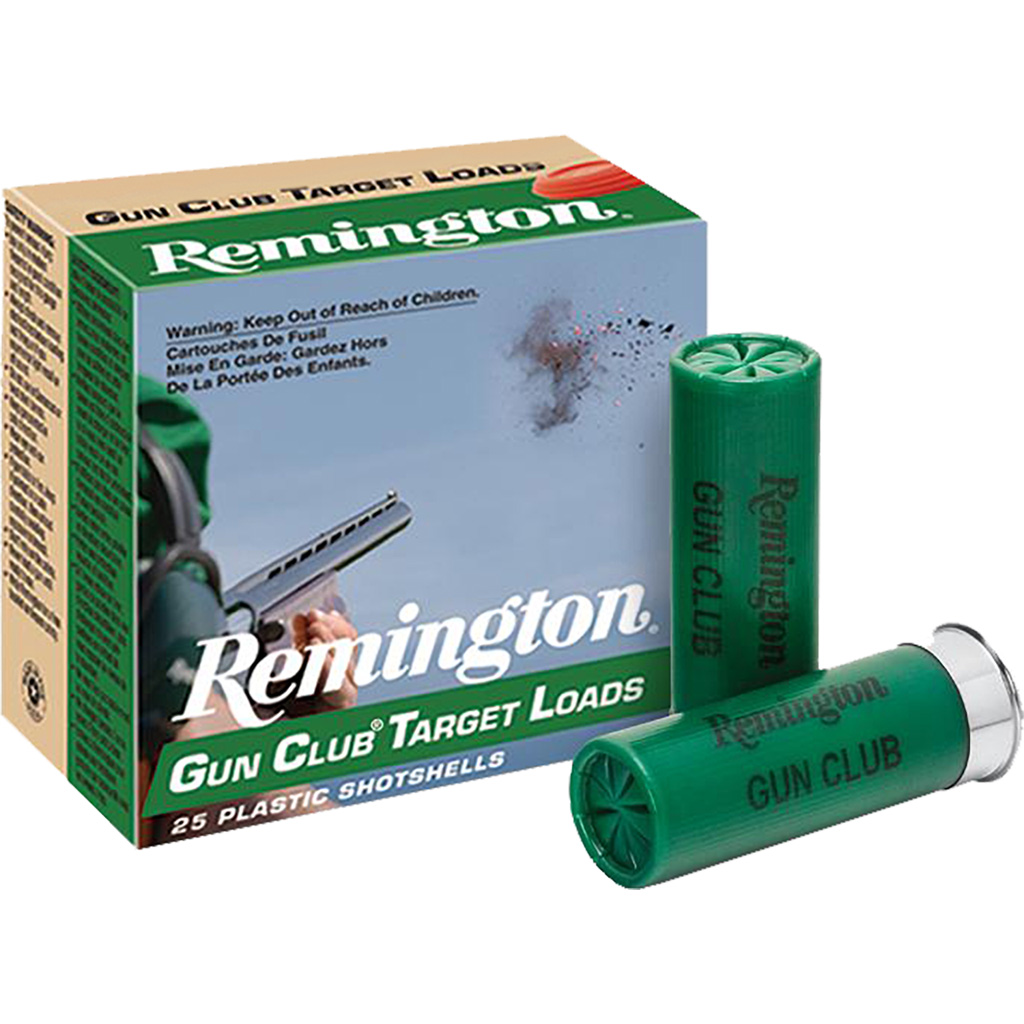 Remington Gun Club Target Loads 12 Ga. 2.75 In. 3 Dr. 1 1/8 Oz. 7.5 Shot 250 Rd.