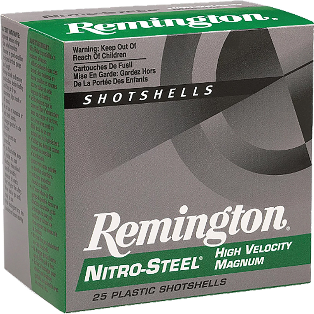 047700517704 Remington Nitro-steel High Velocity Magnum Loads 12 Ga. 3 1/2 In. 1 1/2 Oz. Bb Shot 25 Rd.