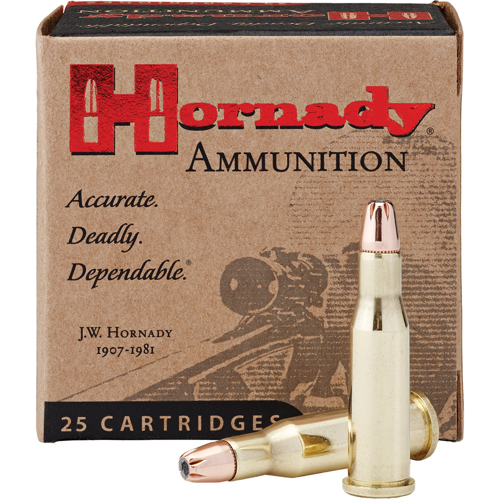 090255383072 Hornady Custom Rifle Ammo 218 Bee 45 Gr. Hp Match 25 Rd.