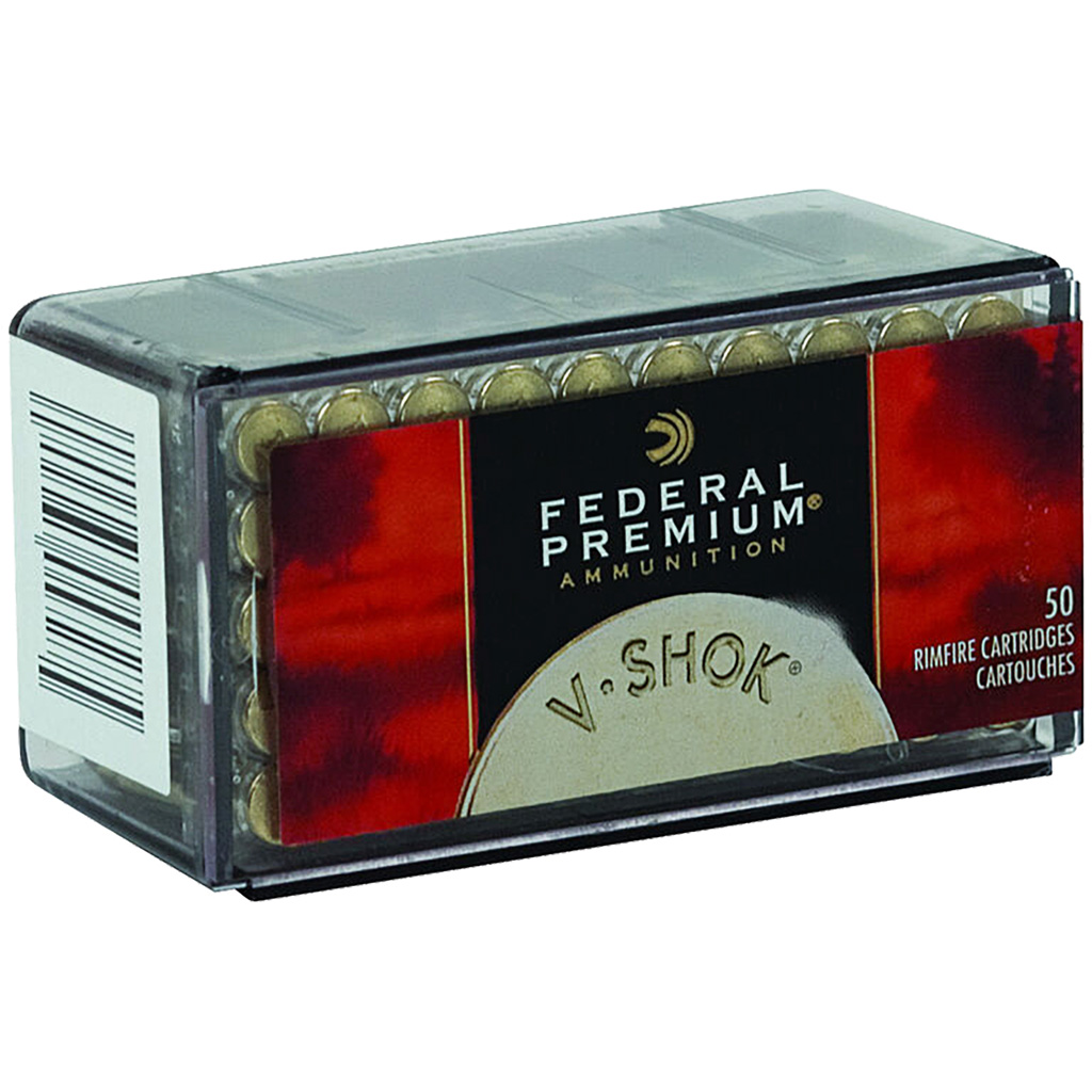 029465056988 Federal V-shok Rimfire Ammo 22 Mag. 30 Gr. Speer Tnt 50 Rd.