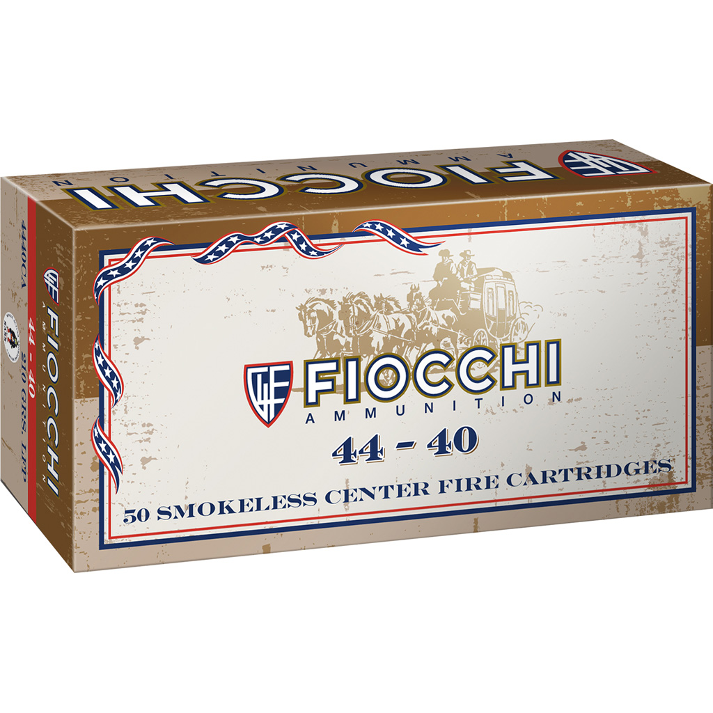 762344707556 Fiocchi Cowboy Action Centerfire Rifle Ammo 44-40 Win. 210 Gr. Lrnfp 50 Rd.