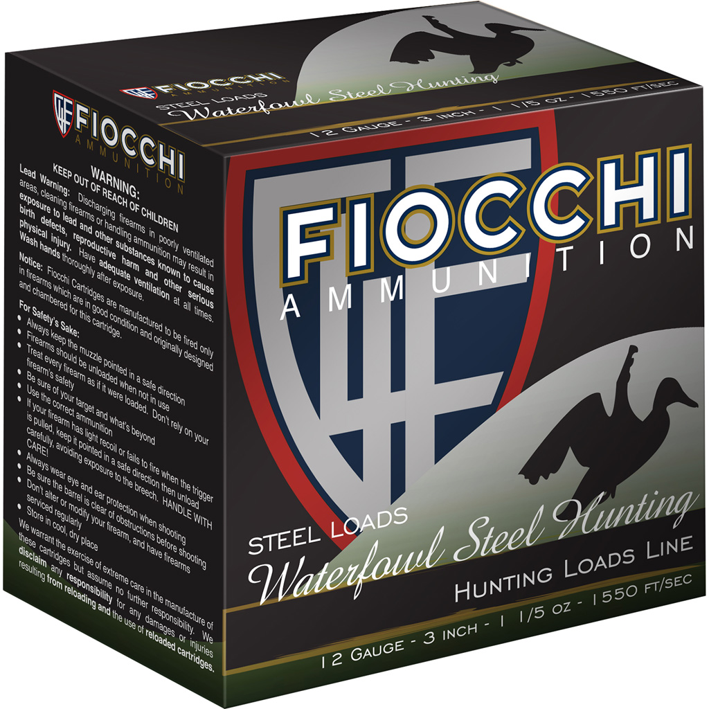 762344711096 Fiocchi Flyway Shotgun Loads 12 Ga. 3 In. 1 1/5 Oz. 4 Shot 25 Rd.