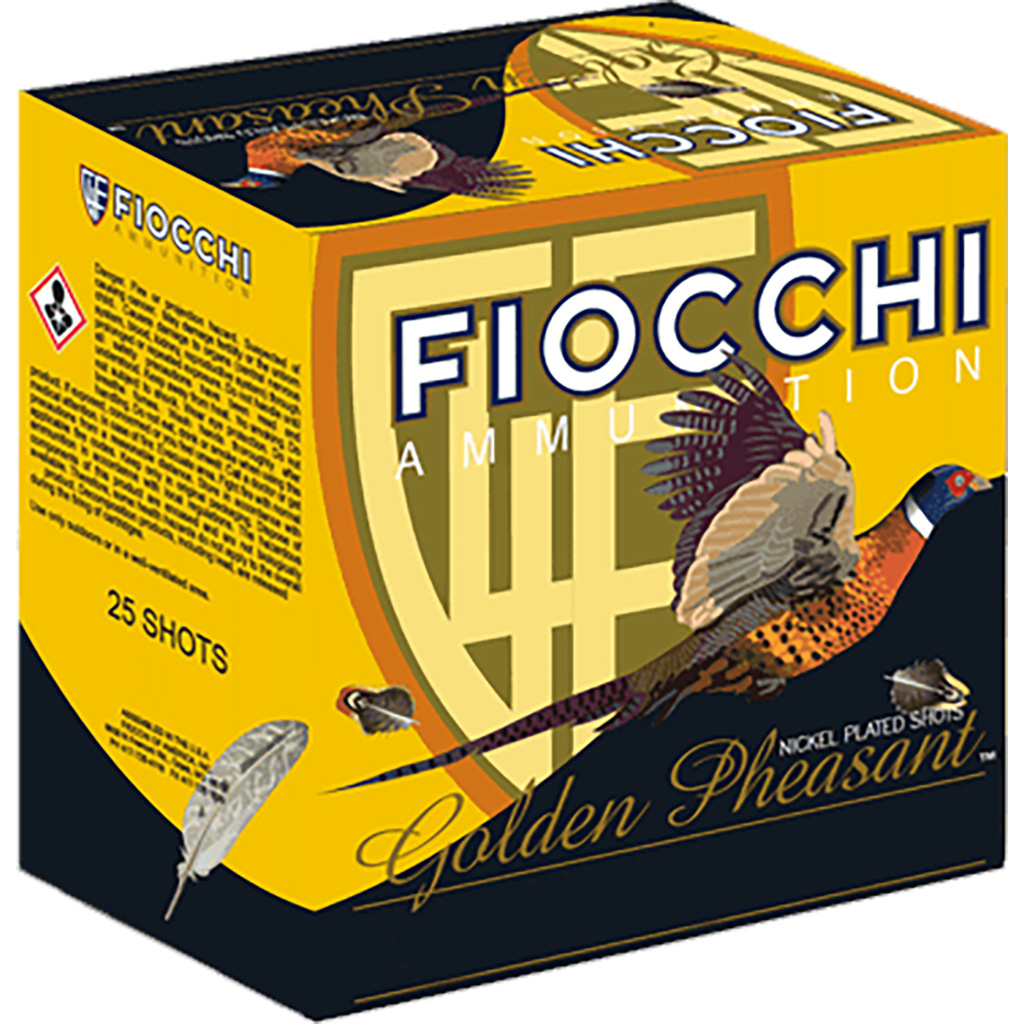 762344703664 Fiocchi Golden Pheasant Shotgun Loads 12 Ga. 3 In. 1 3/4 Oz. 5 Shot 25 Rd.