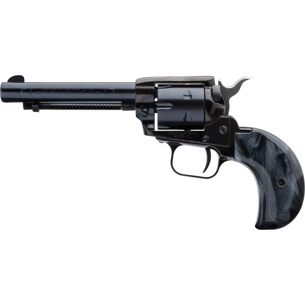 727962703465 Heritage Rough Rider Revolver 22 Lr./mag. 4.75 In. Black Pearl Bird Head 6 Rd.