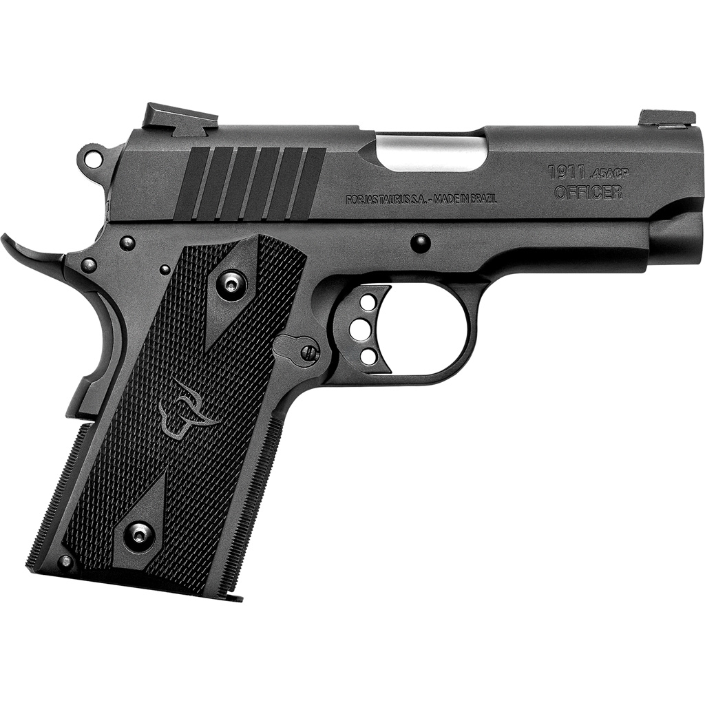 725327615897 Taurus 1911 Officer Pistol 45 Acp 3.51 In. Black 8 Rd.