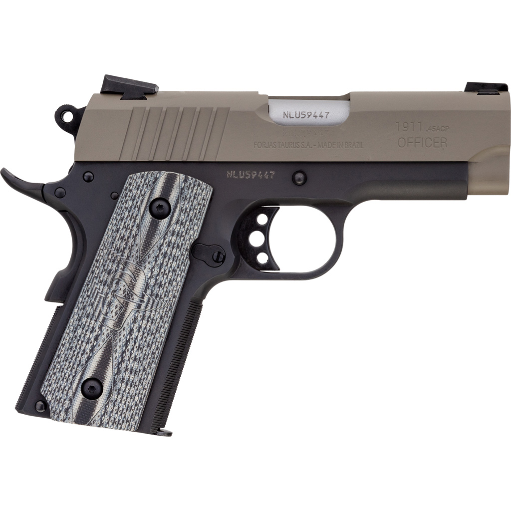 725327932505 Taurus 1911 Officer Pistol 45 Acp 3.51 In. Cerakote Sand 6 Rd.