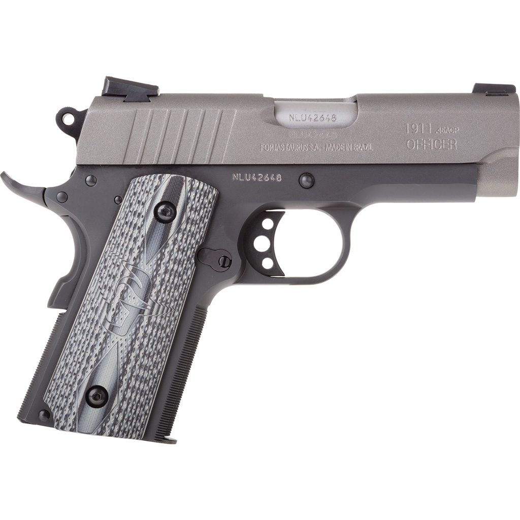 Taurus 1911 Officer Pistol 45 Acp 3.51 In. Cerakote Gray 6 Rd.