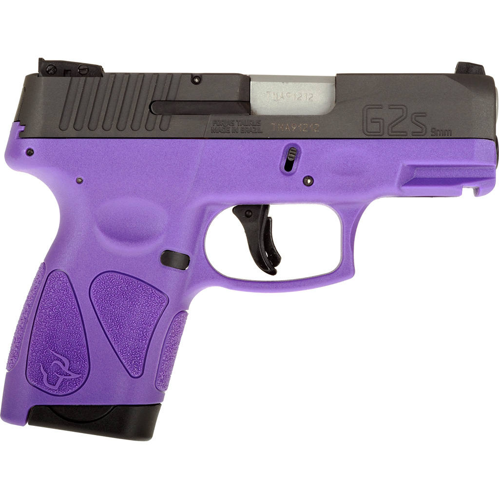 725327617716 Taurus G2s Pistol 9mm 3.26 In. Deep Purple Black 7 Rd.