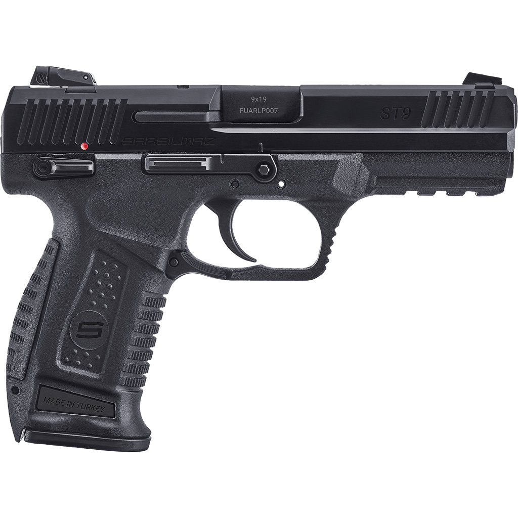 858763007190 Sar Usa Sar9t Pistol 9mm 4.4 In. Black 17 Rd.