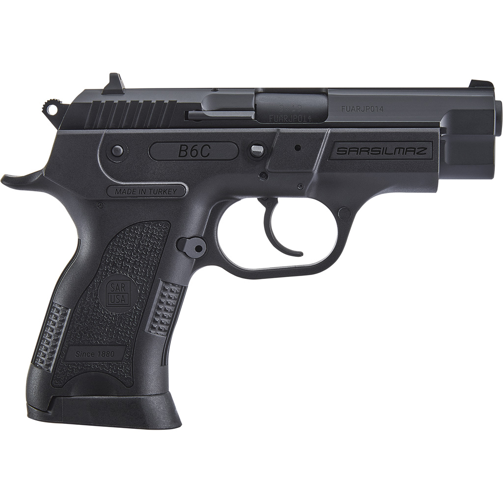 858763007466 Sar Usa B6 Compact Pistol 9mm 3.8 In. Black 10 Rd.