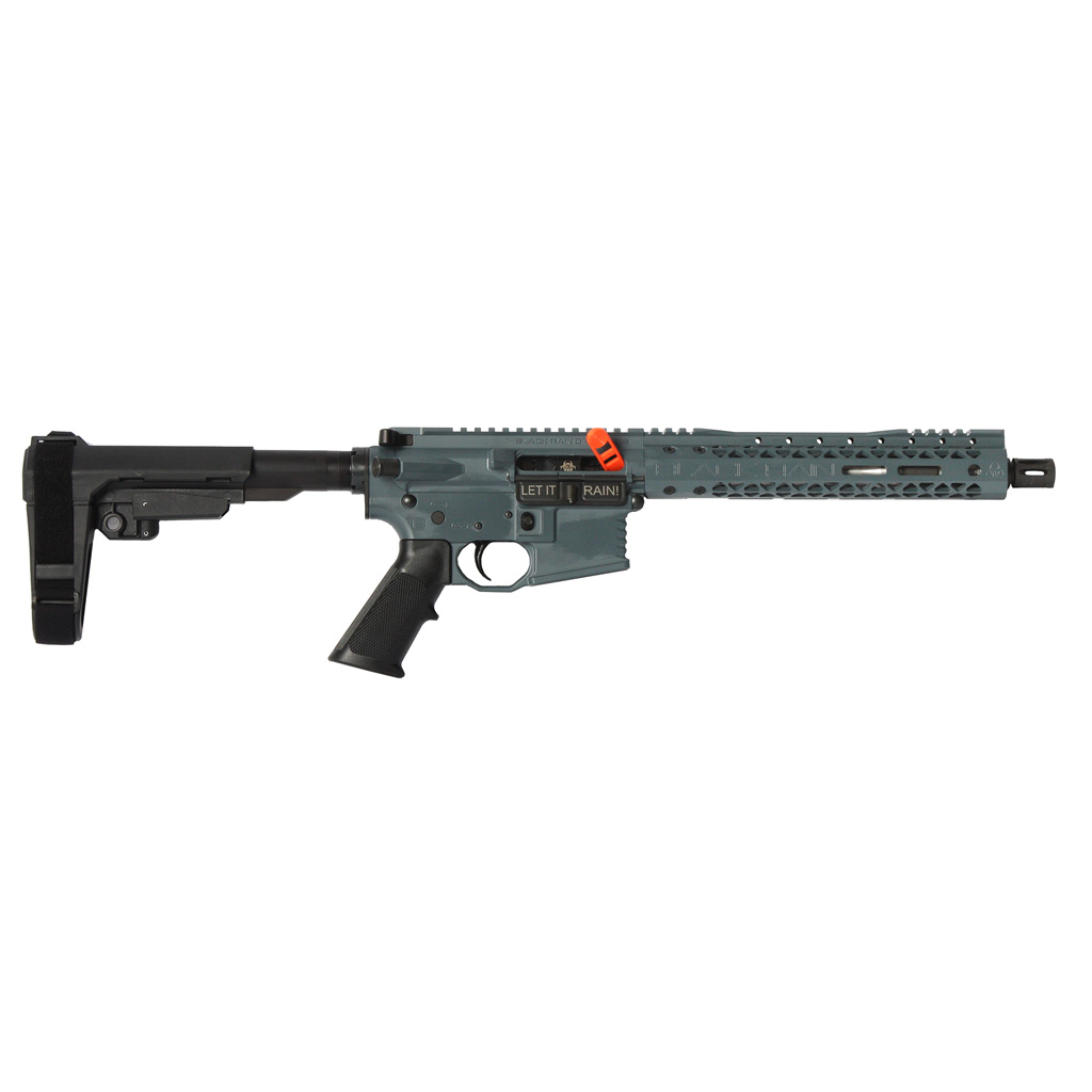 Black Rain Ordnance Fallout15 Billet Pistol 5.56 10.5 In. Cold War Grey